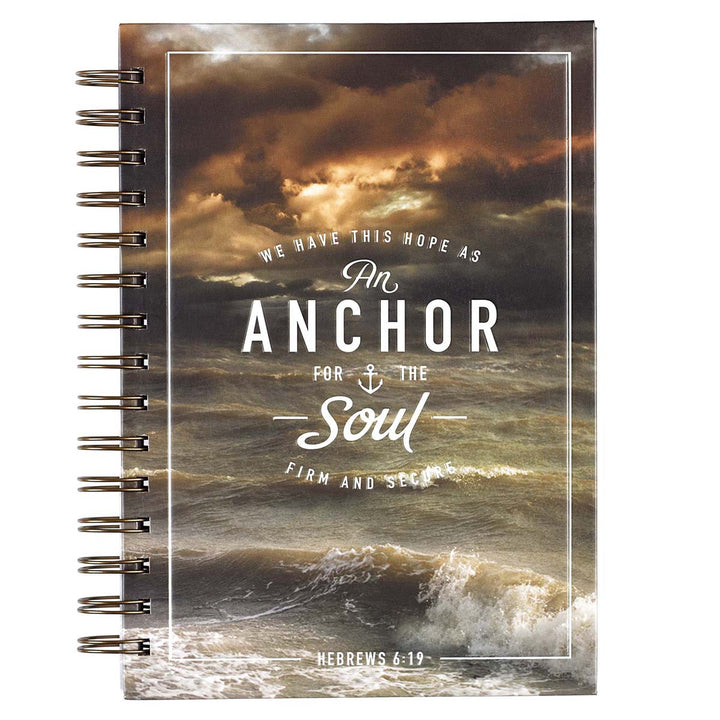 Anchor For The Soul Large Wirebound Journal - Hebrews 6:19