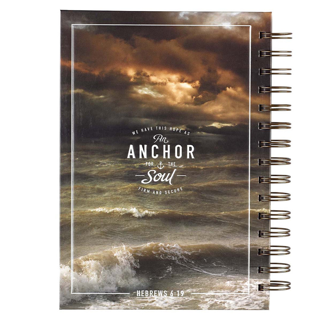 Anchor For The Soul Large Wirebound Journal - Hebrews 6:19