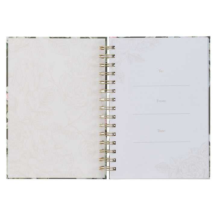 Everything Beautiful Green Wreath Spiral-bound Journal - Ecclesiastes 3:11