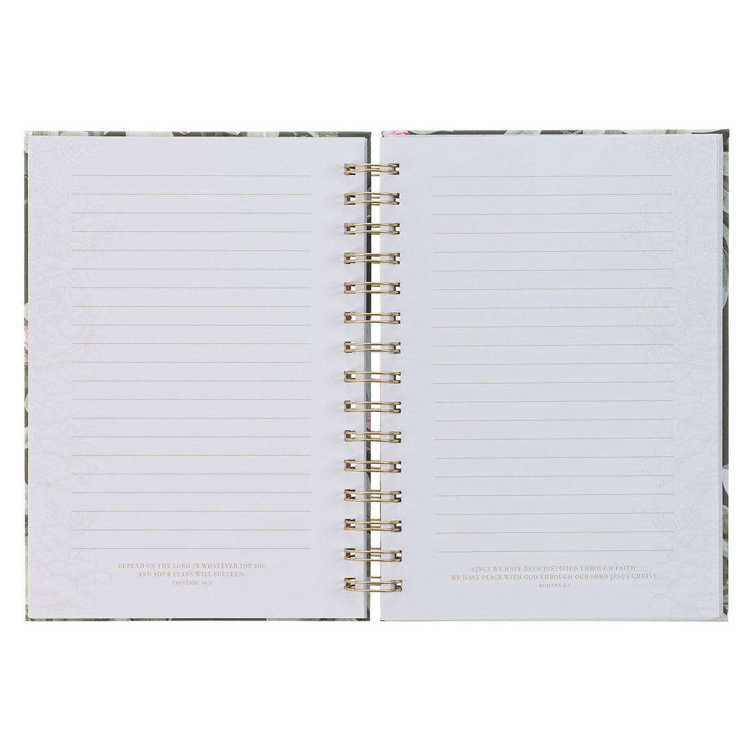 Everything Beautiful Green Wreath Spiral-bound Journal - Ecclesiastes 3:11