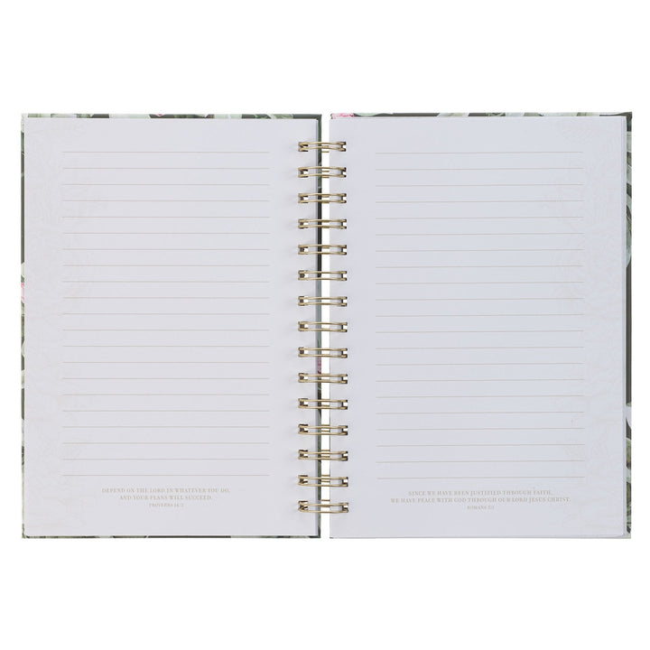 Everything Beautiful Green Wreath Spiral-bound Journal - Ecclesiastes 3:11
