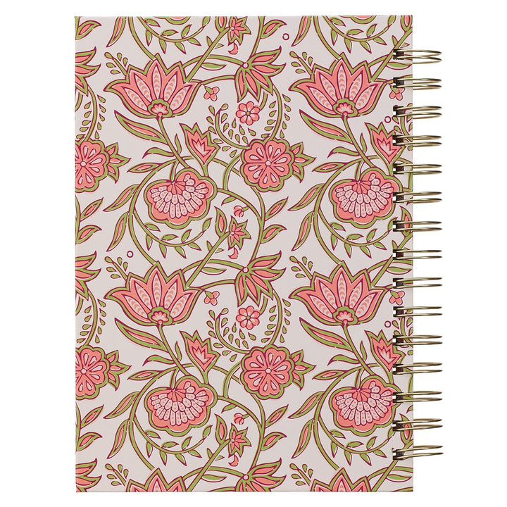 Be Still and Know Pink Spring Spiral Journal - Psalm 46:10