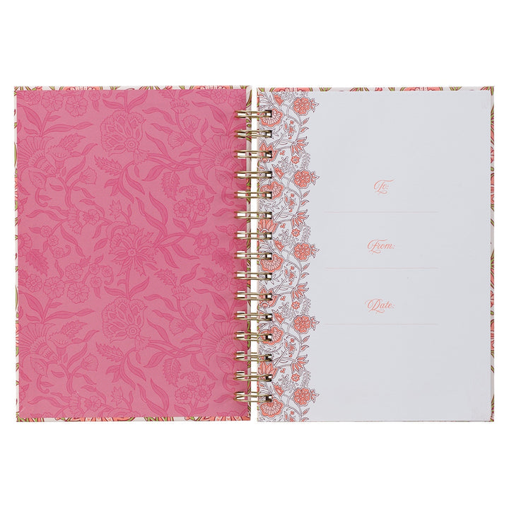 Be Still and Know Pink Spring Spiral Journal - Psalm 46:10