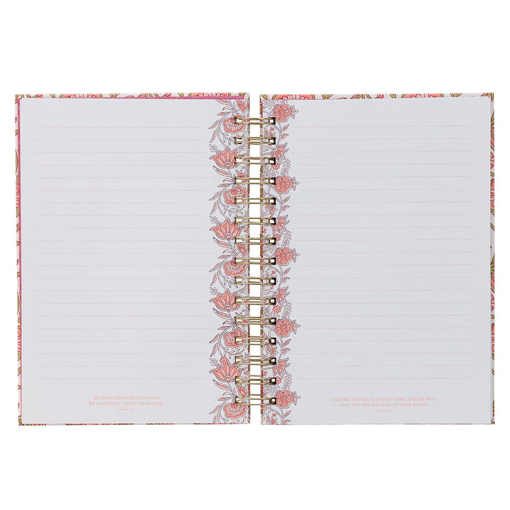 Be Still and Know Pink Spring Spiral Journal - Psalm 46:10
