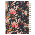 Hope and a Future Midnight Botanical Large Spiral Journal
