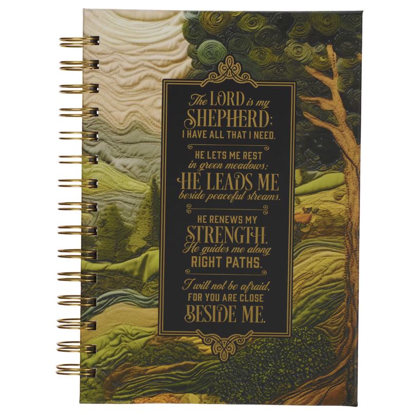 The Lord is My Shepherd Wirebound Journal - Psalm 23:1-4