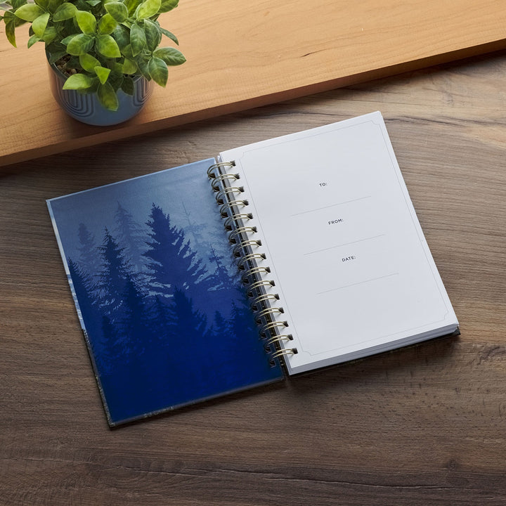 Be Strong and Courageous Mountain Vista Spiral Journal - Joshua 1:9