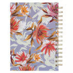 Bless You and Keep You Blue Floral Spiral Journal - Numbers 6:24