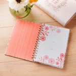 Trust Coral Floral Spiral Journal - Isaiah 40:31
