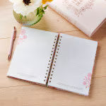 Trust Coral Floral Spiral Journal - Isaiah 40:31