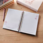 Walk by Faith Pink Cosmos Spiral Journal - 2 Corinthians 5:7