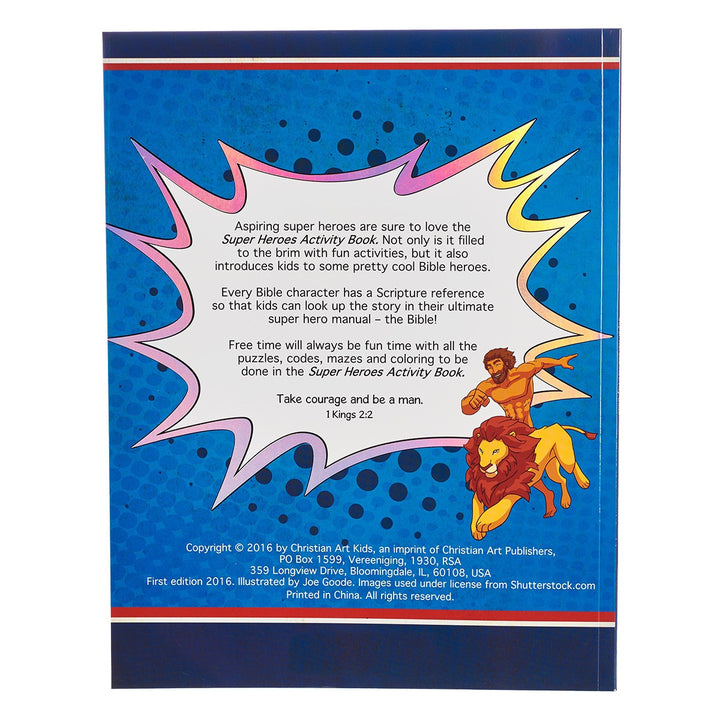 Super Heroes Activity Book