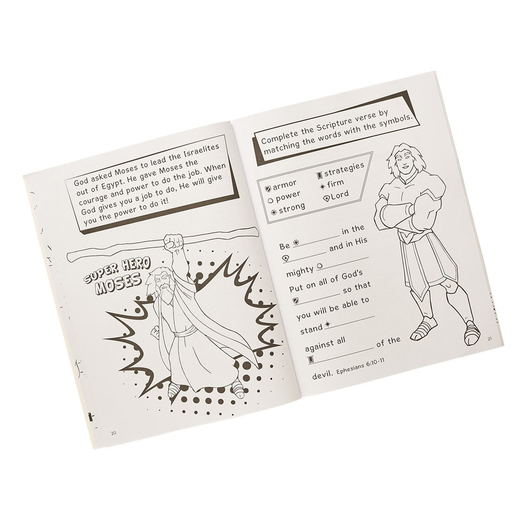 Super Heroes Activity Book