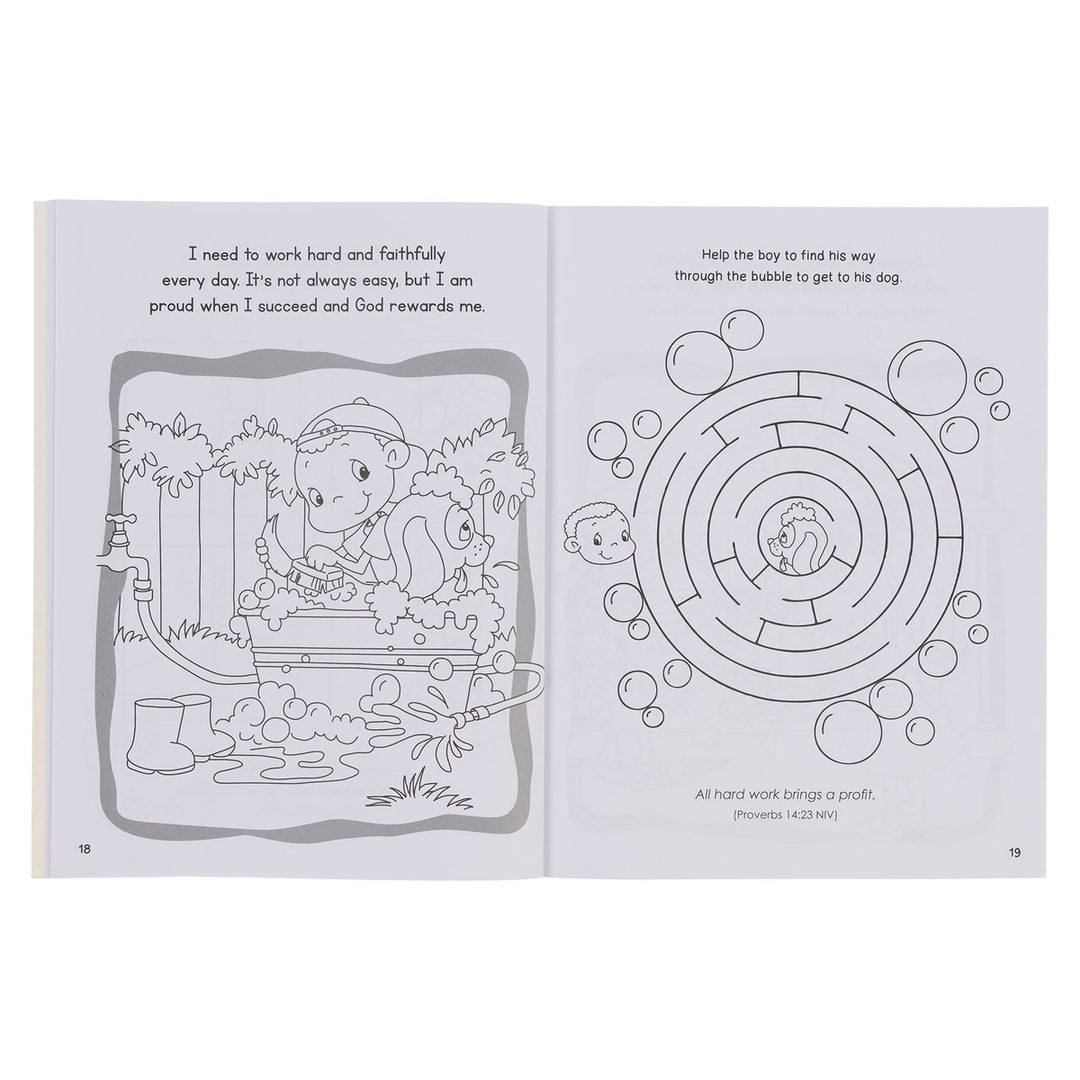 Wise Words for Little Hearts Coloring and Activity Book