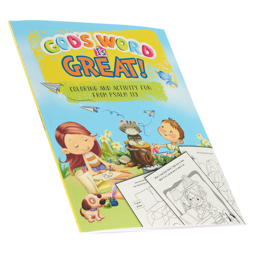 God's Word is Great Coloring and Activity Book - Psalm 119