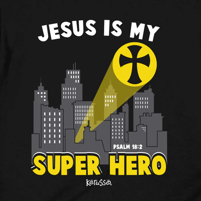 Jesus is My Super Hero Kids T-Shirt