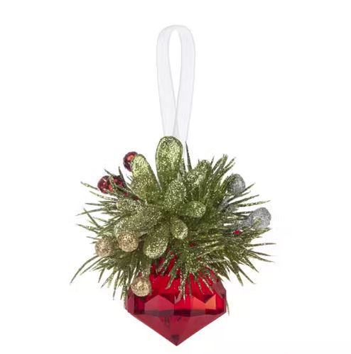 Teeny Mistletoe Jewel Ornament