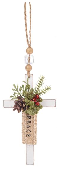 Farmhouse Cross Ornament