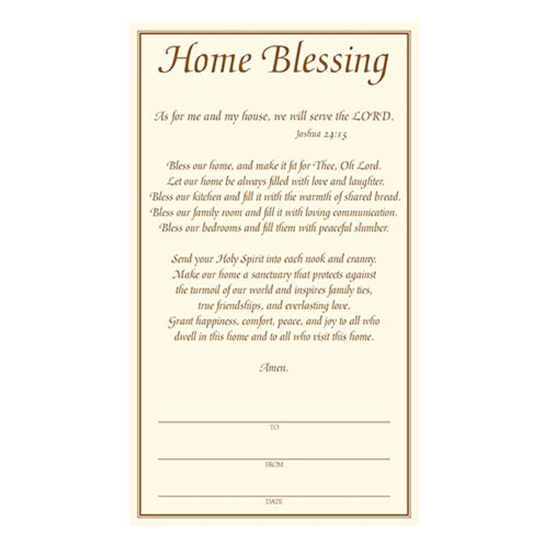 7.5" Tomaso Home Blessing Cross