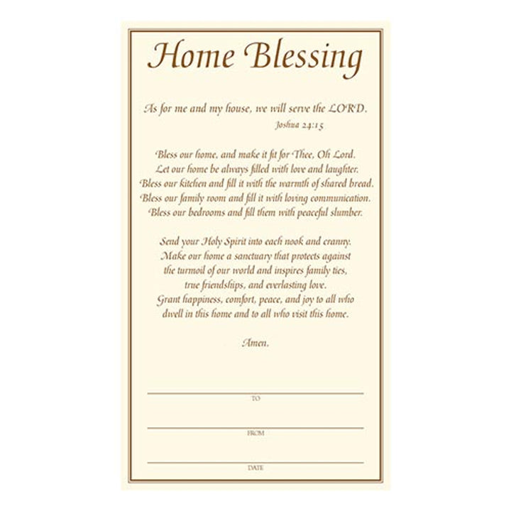 7.5" Tomaso Home Blessing Cross