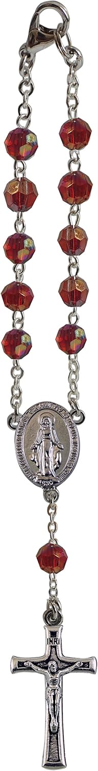 6mm Birthstone Auto Rosary