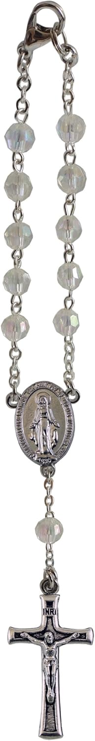 6mm Birthstone Auto Rosary