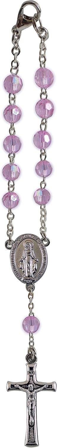 6mm Birthstone Auto Rosary