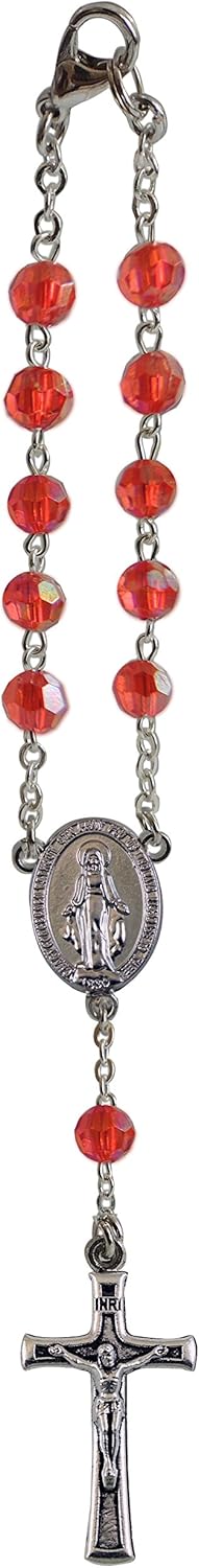 6mm Birthstone Auto Rosary