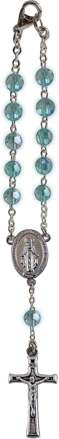 6mm Birthstone Auto Rosary