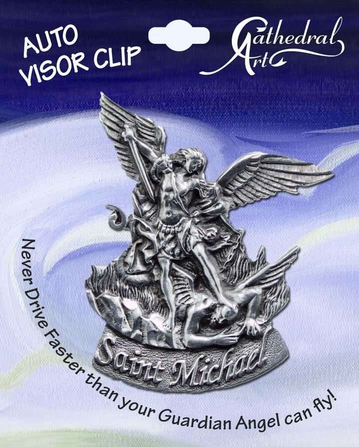 2" St. Michael Visor Clip