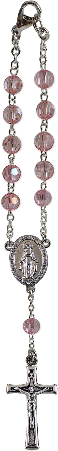 6mm Birthstone Auto Rosary