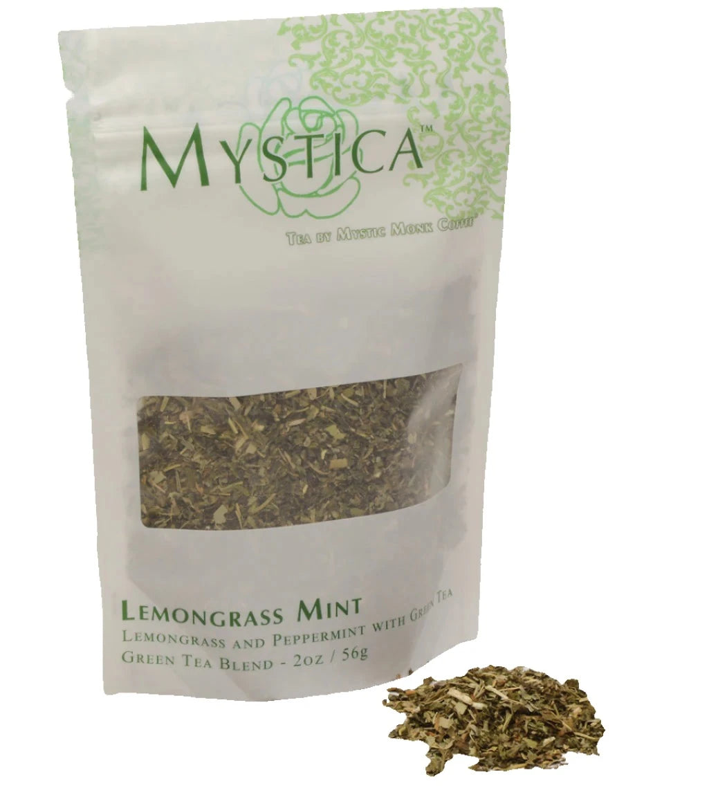 Mystic Monk Mystica Lemongrass Mint Tea - 2oz Bag