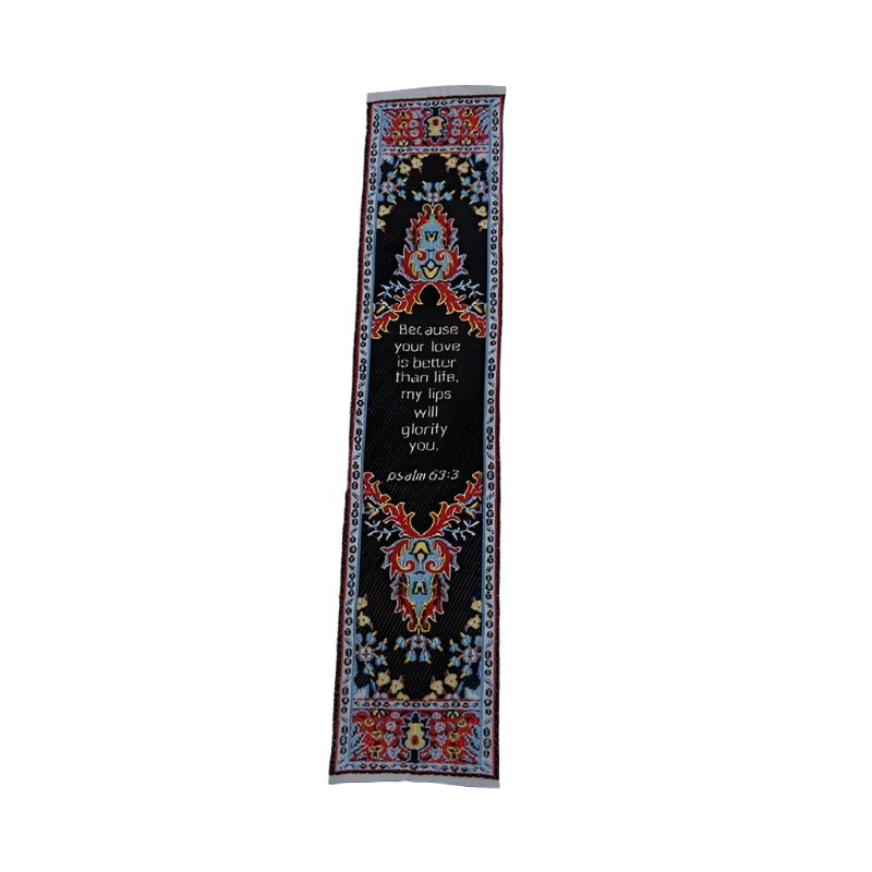 Woven Silky Bookmark - Your Love is Better