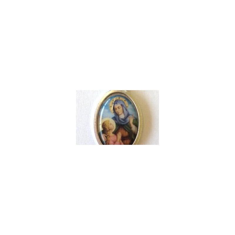 St. Anne Colored Image Medal