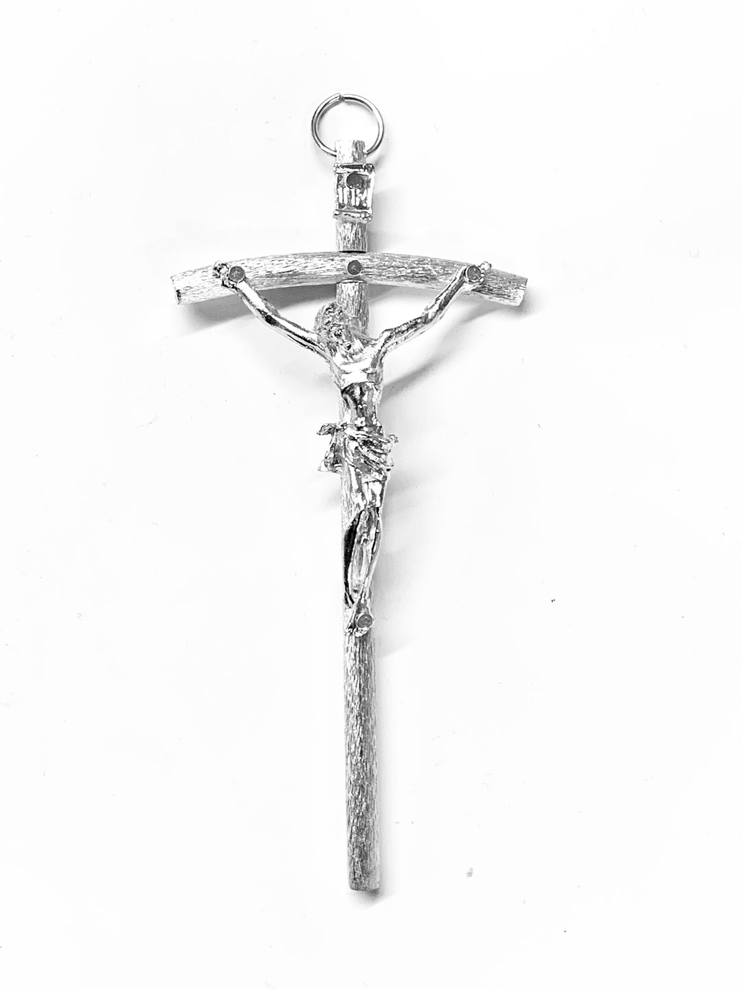 5" Metal Papal Wall Crucifix