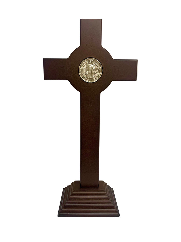 15" Wooden Our Lady of Guadalupe Standing Crucifix