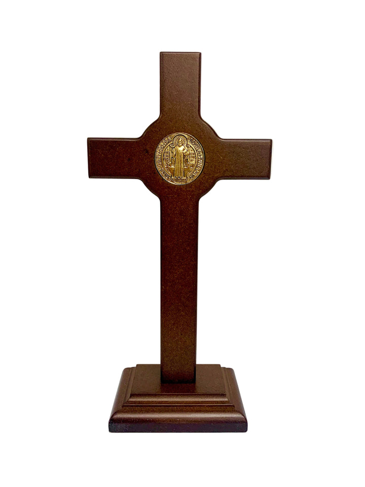 9.5" Wooden Our Lady of Guadalupe Standing Crucifix