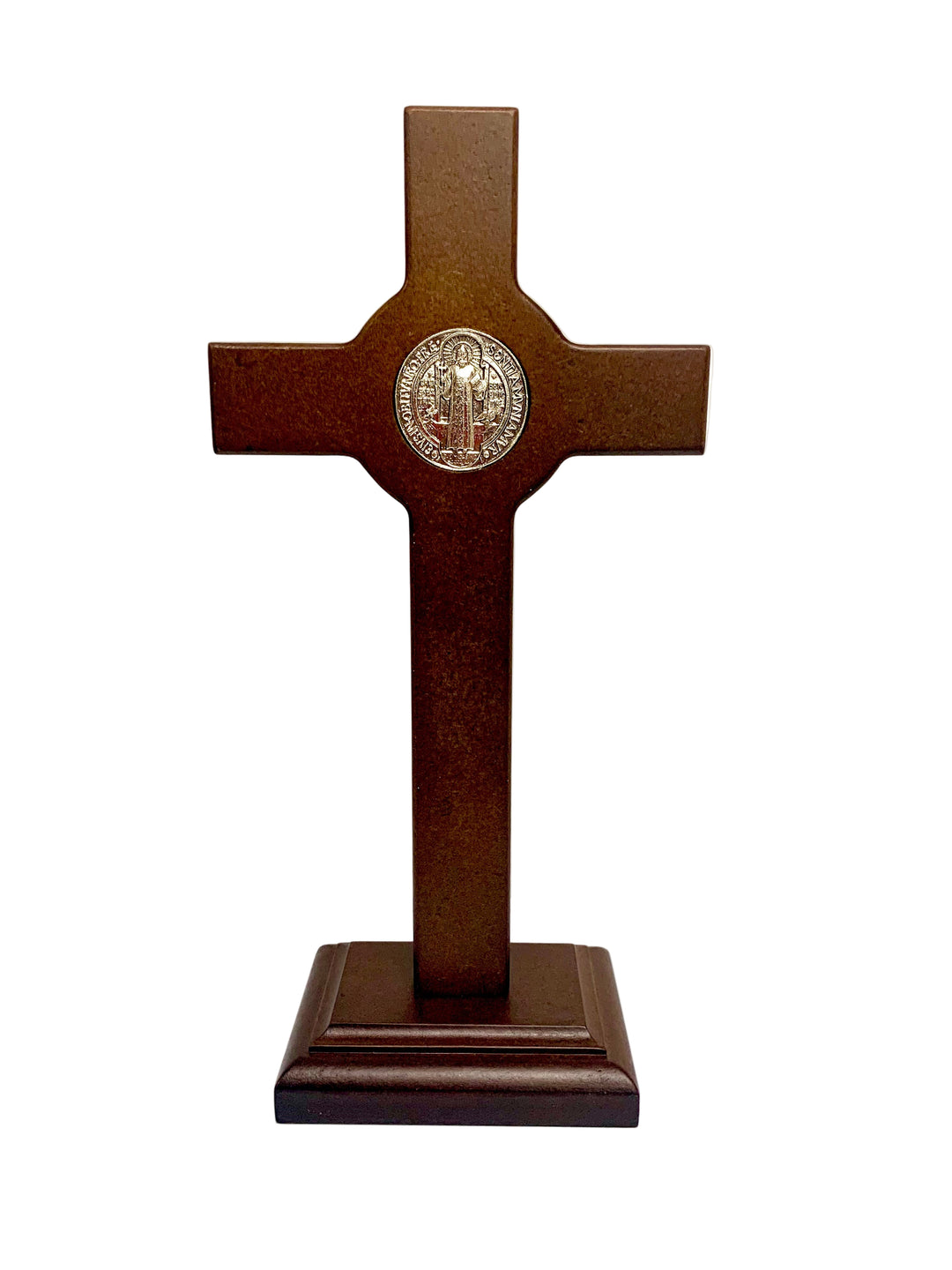 9.5" Wooden Our Lady of Guadalupe Standing Crucifix