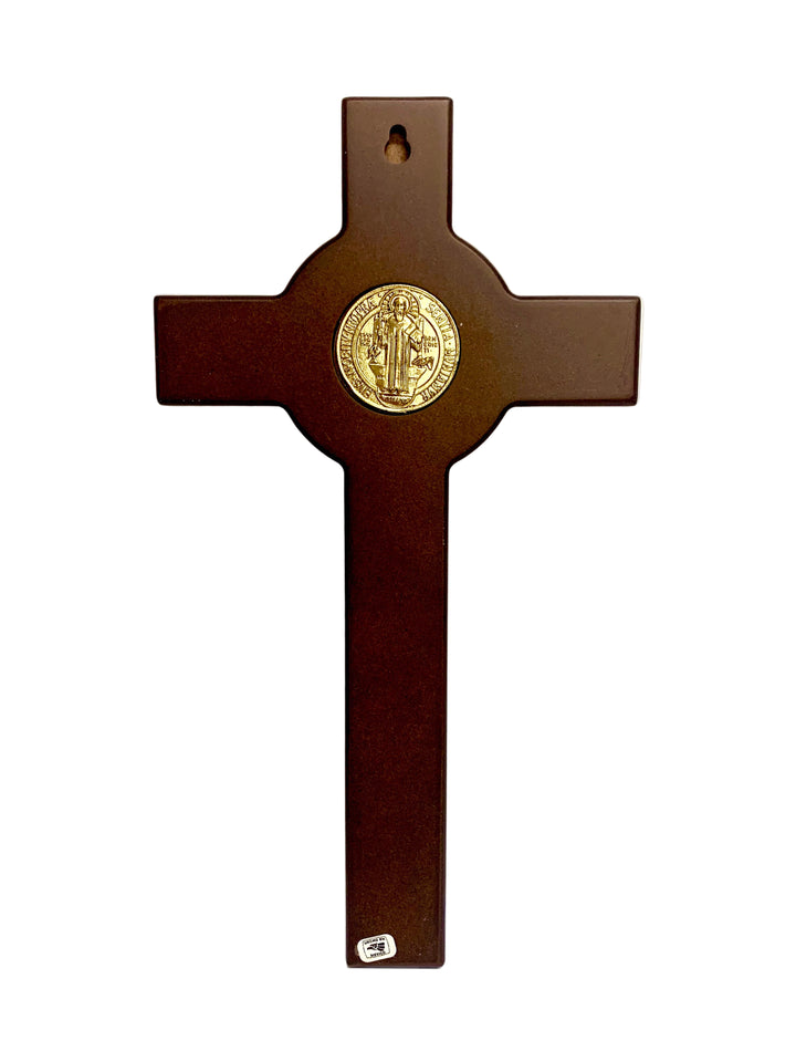 13" Wooden Our Lady of Guadalupe Wall Crucifix