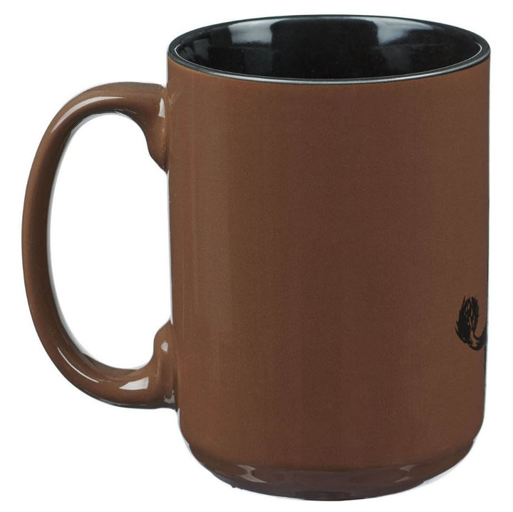 The Lord is My Strength Walnut-Brown Ceramic Coffee Mug - Exodus 15:2