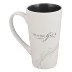 Amazing Grace White Crown of Thorns Ceramic Mug