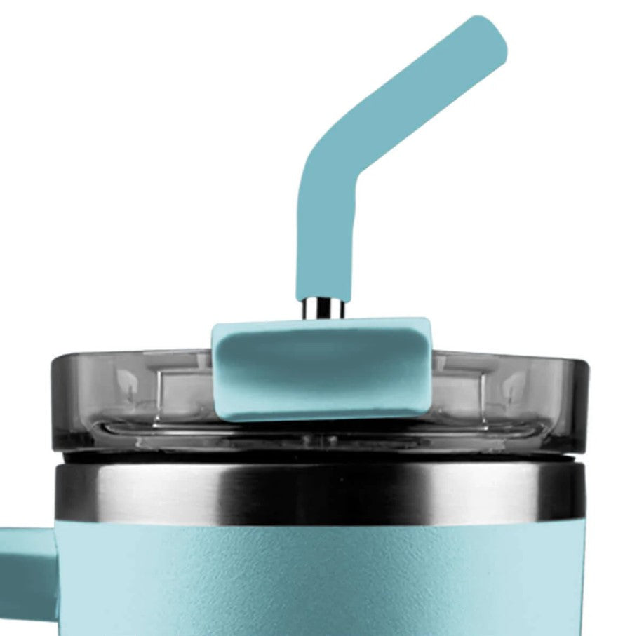 40 Oz Mama Strong Stainless Steel Tumbler with Straw