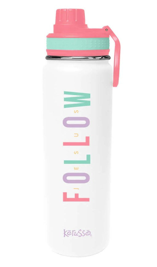 24 Oz Follow Stainless Steel Water Bottle
