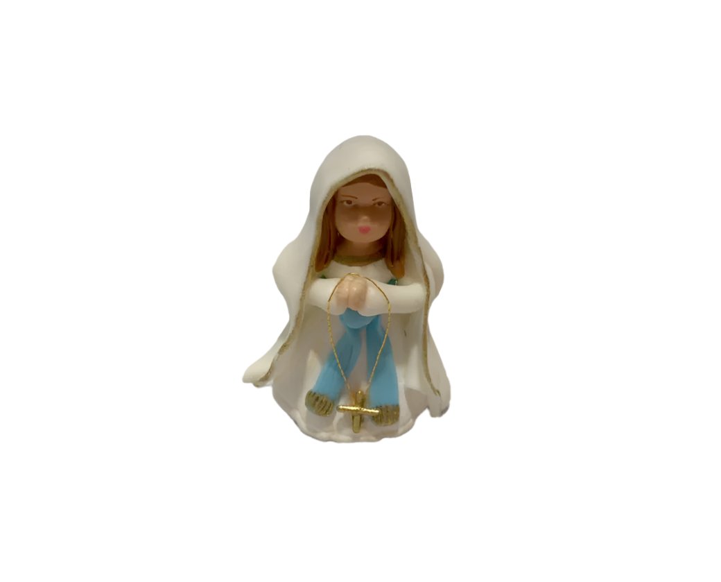 1.2" Handmade Mini Our Lady of Lourdes Figurine