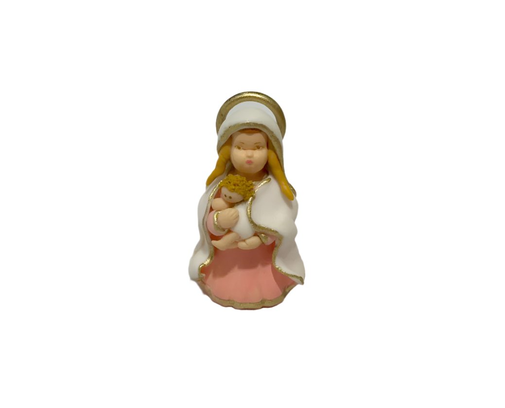 1.2" Handmade Our Lady of Good Health Mini Figurine