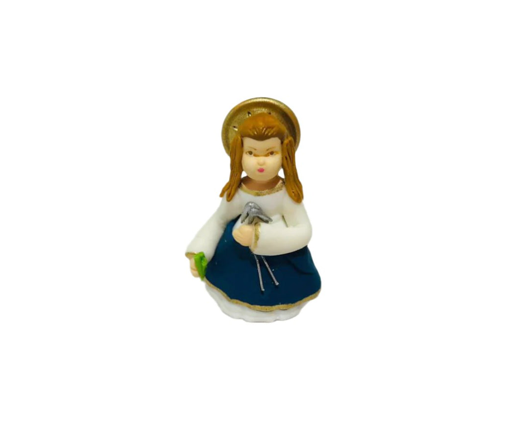 1.2" Handmade St. Philomena Mini Figurine