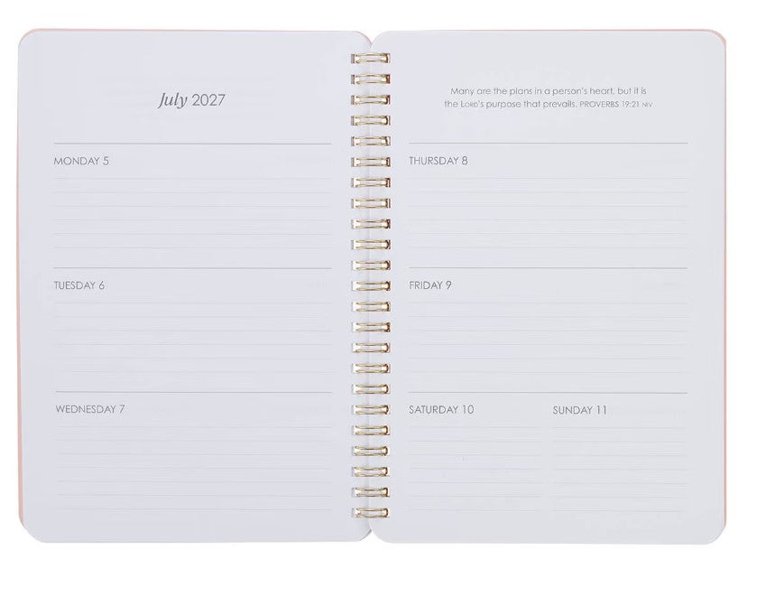2027 I Know the Plans Spiral Weekly Planner - Jeremiah 29:11