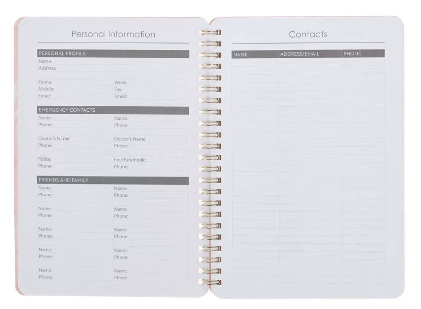 2027 Pray Without Ceasing Spiral Weekly Planner - 1 Thessalonians 5:17