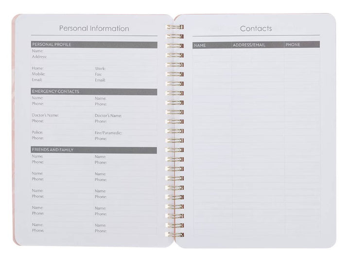 2027 Pray Without Ceasing Spiral Weekly Planner - 1 Thessalonians 5:17
