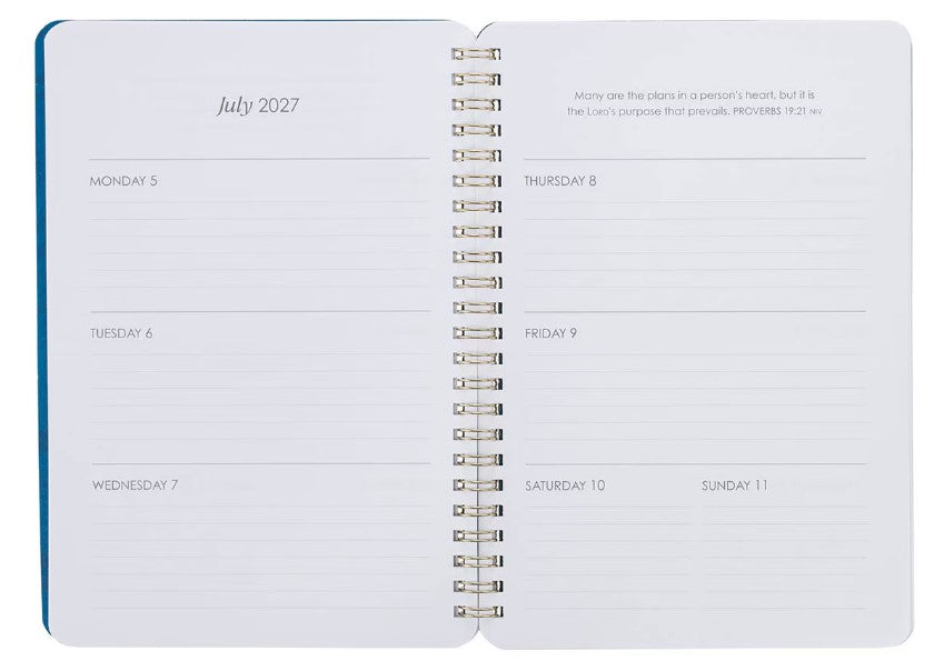 2027 Amazing Grace Spiral Weekly Planner